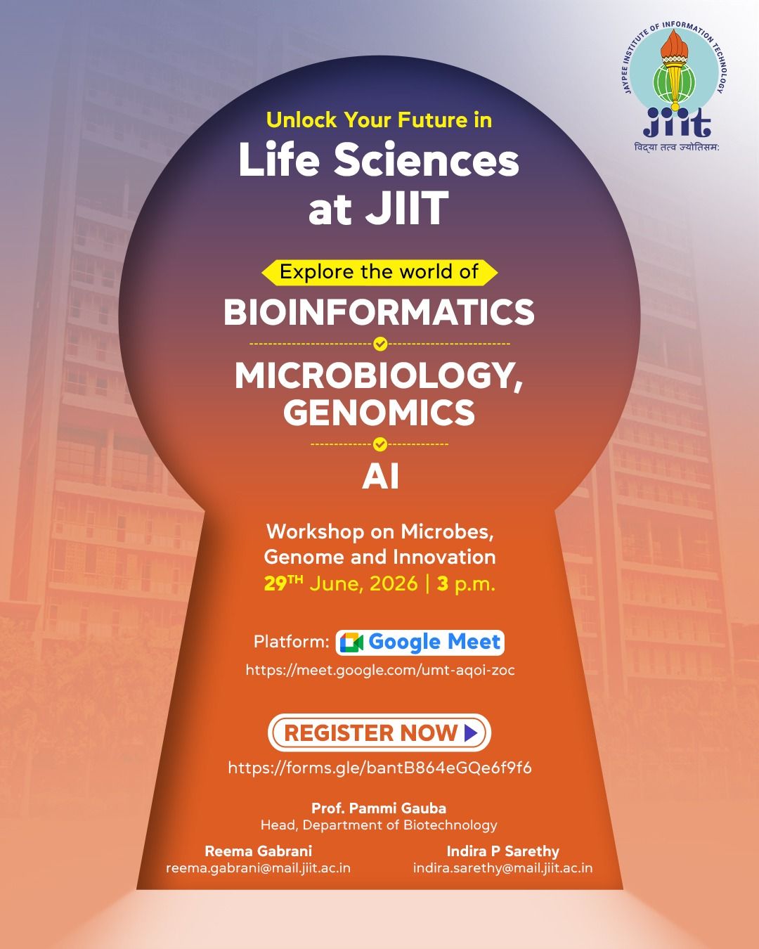 🔬 Microbes, Genomes & Innovation: Exploring PG Pathways in Life Sciences 🧬